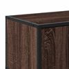 vidaXL Mobile TV Rovere Marrone 160x35x41 cm Legno Multistrato Metallo