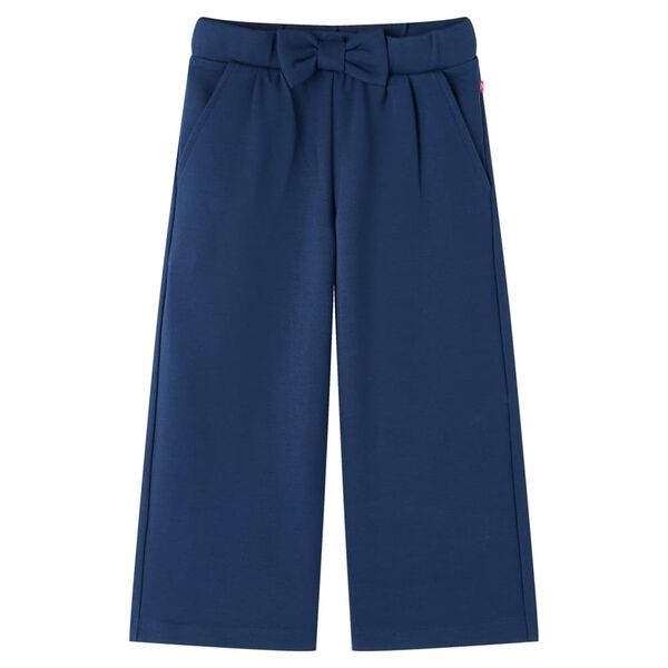 Pantaloni per Bambini a Gamba Larga Blu Marino 92