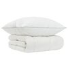vidaXL Set di piumoni in piume d&rsquo;oca al 90% FULDA 2 pz 155 x 200 cm