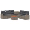 vidaXL Set di divani 8 pz Grigio e Grigio Scuro
