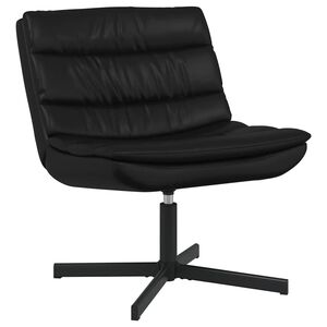 vidaXL Sedia girevole Nero 63 x 75 x 76 cm Similpelle