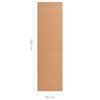vidaXL Tappeto Lungo in BCF Beige 80x300 cm