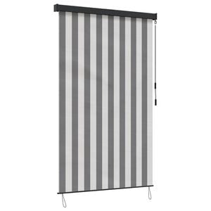 vidaXL Tenda a rullo Antracite e Bianco 160 x 250 cm