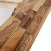 vidaXL Specchio Decorativo in Legno di Teak 120x60 cm Rettangolare