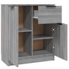 vidaXL Credenze 2 pz Grigio Sonoma 60x30x70 cm in Legno Multistrato