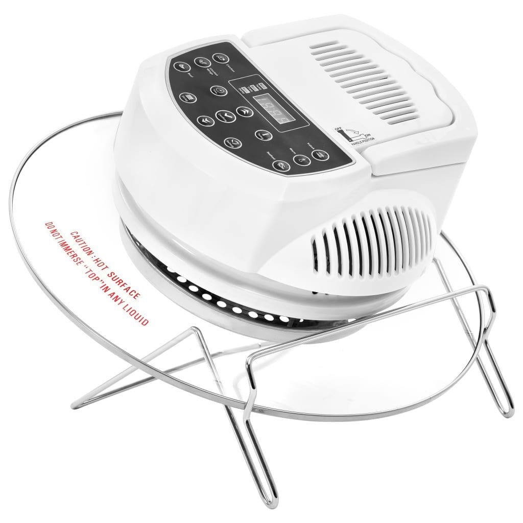 vidaXL Forno Alogeno a Convezione Anello di Estensione Timer 1400W 17L |  vidaXL.it