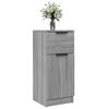 vidaXL Credenze 2 pz Grigio Sonoma 30x30x70 cm in Legno Multistrato