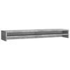 VidaXL Supporto Per Monitor In Legno Multistrato 55x23x14 Cm Grigio Sonoma, Ergonomico Con Piedini Regolabili