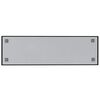 vidaXL Lavagna Magnetica a Parete Nera 100x30 cm Vetro Temperato