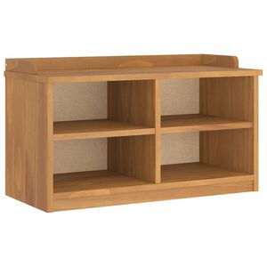 vidaXL Panca da Corridoio SANDNES 87x40x50 cm Legno Massello di Pino