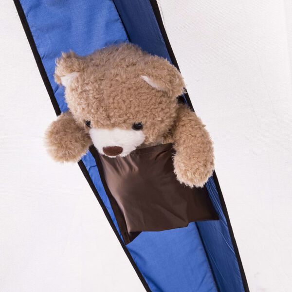DERYAN Tenda per Dormire con Zanzariera 200x90x110 cm Blu