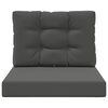 vidaXL Cuscino per divano da esterno 2 pcs Antracite Poliestere