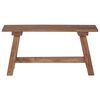 vidaXL panchina Naturale 92 x 23,5 x 45,5 cm Legno massello di mogano