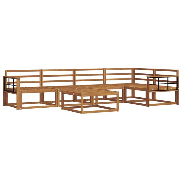 vidaXL Set di divani da esterno 6 pcs Naturale