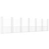 vidaXL Gabbione a U con 7 Pali in Ferro 740x20x200 cm