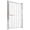 vidaXL Cancello da giardino 100x145 cm in acciaio inox