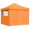 vidaXL Tenda Party Arancione 292 x 292 x 315 cm Tessuto Oxford