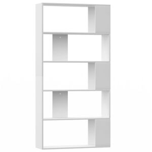 vidaXL Libreria/Divisorio Bianco 80x24x159 cm in Legno Ingegnerizzato