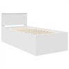 vidaXL Struttura del letto Bianco 120 x 200 cm Legno multistrato