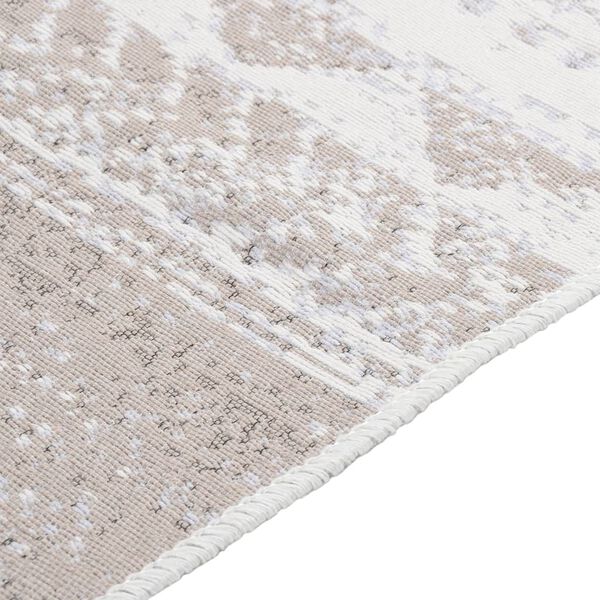 vidaXL Tappeto Beige 160x230 cm in Cotone