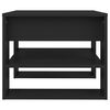 vidaXL Tavolino da Salotto Nero 55,5x55x45 cm in Legno Multistrato