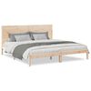 vidaXL Giroletto Extra Lungo senza Materasso 200x220 cm Legno Massello