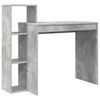 vidaXL Scrivania Grigio cemento Legno ingegnerizzato 100 x 40 x 90 cm