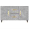 vidaXL Credenza Grigio Cemento 100x36x60 cm in Legno Multistrato