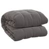 vidaXL Coperta Ponderata Grigia 200x230 cm 13 kg Tessuto