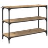 vidaXL Armadio per Libri 3 livelli 100 x 33 x 70,5 cm
