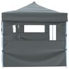 vidaXL Tenda Pieghevole Pop-Up con 5 Pareti Laterali 870x291x315 cm Antracite