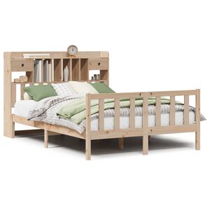 vidaXL Letto Libreria senza Materasso 140x190 cm in Legno di Pino