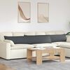 vidaXL Cuscini da Divano 2 pcs Grigio scuro 200 x 40 cm