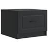 vidaXL Tavolino da salotto Nero 49 x 50 x 37 cm Legno ingegnerizzato