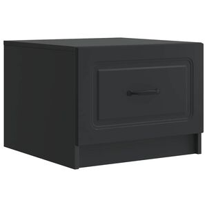 vidaXL Tavolino da salotto Nero 49 x 50 x 37 cm Legno ingegnerizzato