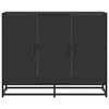 vidaXL Credenza Nera 94x35x76 cm in Legno Multistrato