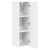 vidaXL Mobile TV da parete Bianco 30 x 31 x 100 cm Legno multistrato