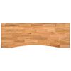 vidaXL Piano Scrivania Marrone Chiaro 140x50x2,5 cm in Rovere Massello