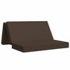 vidaXL Divano Letto Pieghevole 120 x 67 x 45 cm Tortora