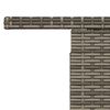 vidaXL Tavolo da Giardino Piano in Vetro Grigio 100x55x73cm Polyrattan