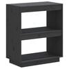 vidaXL Libreria Grigia 60x35x71 cm in Legno Massello di Pino