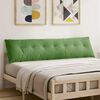 vidaXL Cuscino per Schiena Verde chiaro 200 x 50 cm Tessuto in Cords