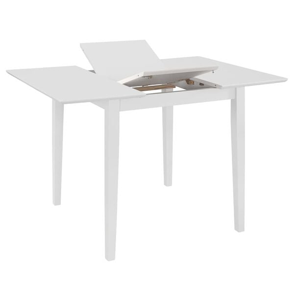 vidaXL Set da Pranzo 3 pz in MDF Bianco