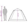 vidaXL Tenda a Cupola da Campeggio 5 Persone Verde a Rilascio Rapido