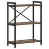 vidaXL Libreria 60 x 30 x 85 cm Legno ingegnerizzato Rovere fum&eacute;
