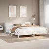 vidaXL Letto Libreria senza Materasso Bianco 200x200 cm Legno di Pino