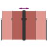 vidaXL Tenda da Sole Laterale Retrattile Terracotta 220x1000 cm