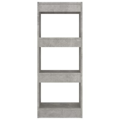 vidaXL Libreria/Divisorio Grigio Cemento 40x30x103 cm in Truciolato