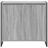 vidaXL Mobile laterale Grigio Sonoma 79 x 36 x 75 cm Legno multistrato