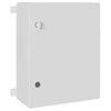 vidaXL Armadio di Controllo Grigio 47 x 17,5 x 50 cm Plastica ABS